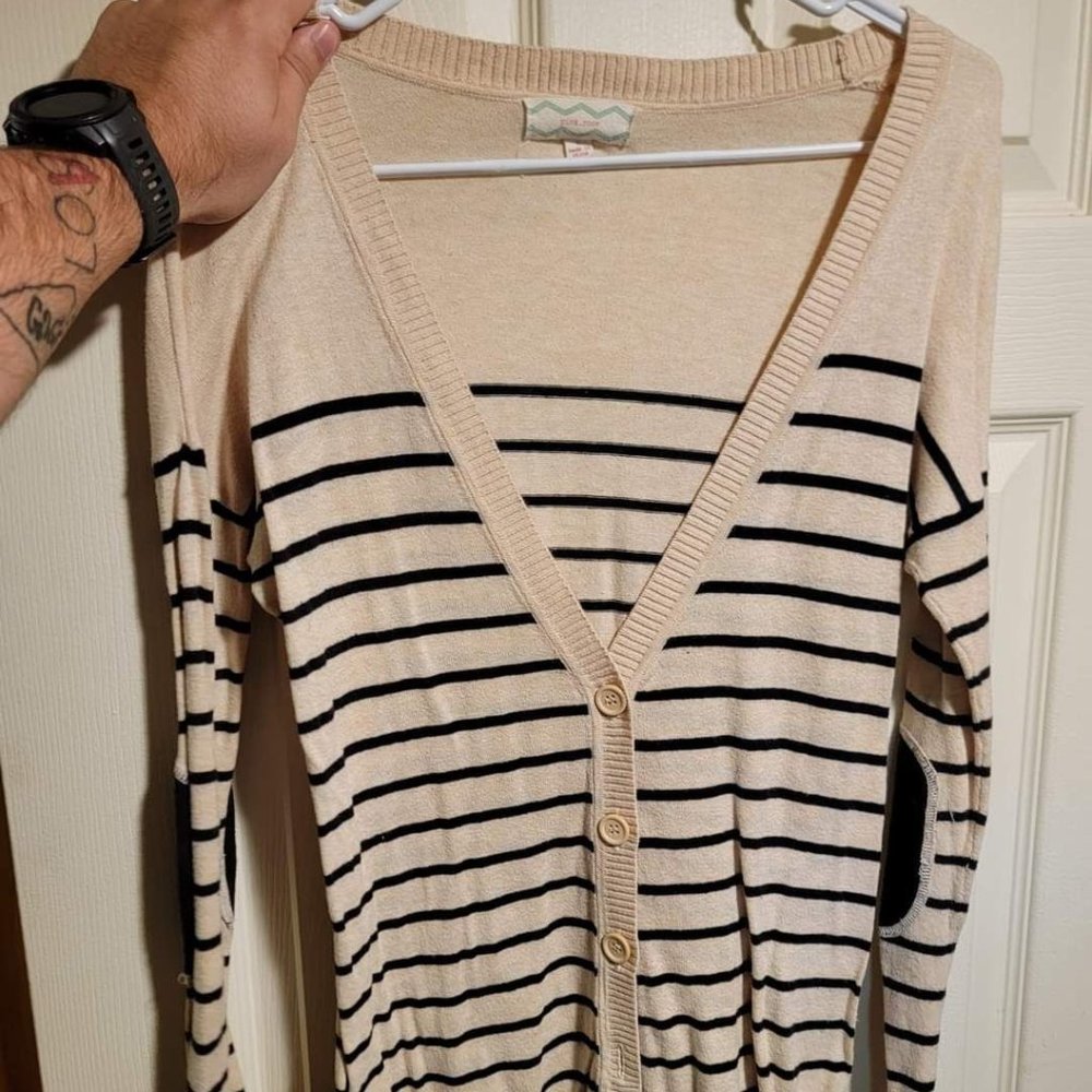 Light Button-Down Cardigan